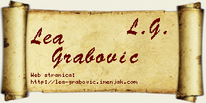 Lea Grabović vizit kartica